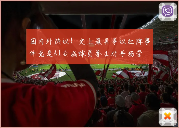 国内外热议！史上最具争议红牌事件竟是AI合成球员拳击对手场景